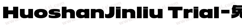 HuoshanJinliu Trial字体转换